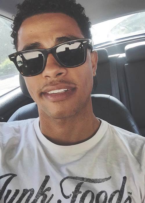 Mandela Van Peebles in an Instagram selfie in March 2016