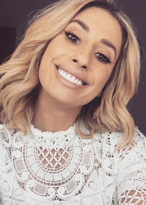 Stacey Solomon in an Instagram selfie in October 2017