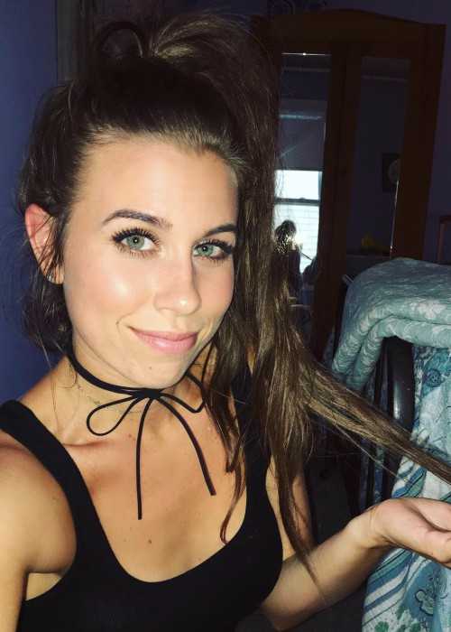 Christina Lynne Cimorelli in an Instagram Selfie in August 2017