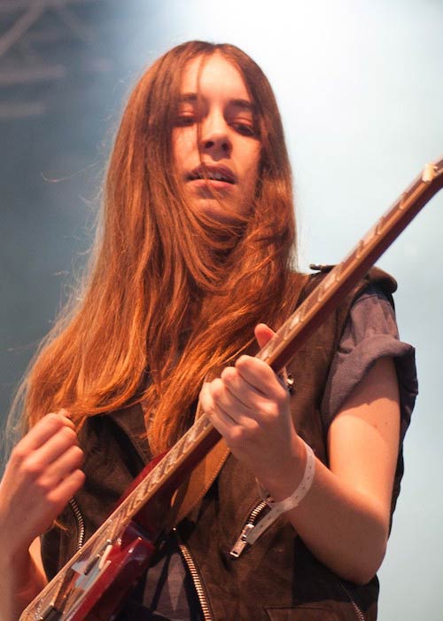 Danielle Haim performing at Way Out West 2013 in Sweden