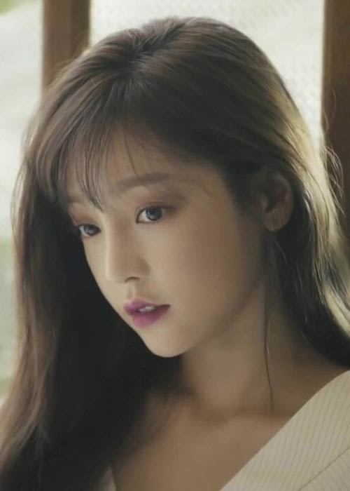 Goo Hara in a still from Marie Claire's YouTube video in 2015