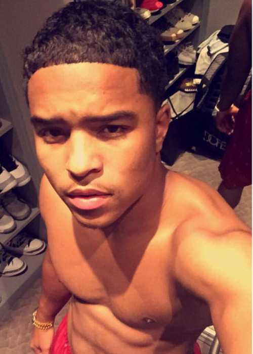 Justin Dior Combs Showing Off His Buff Body