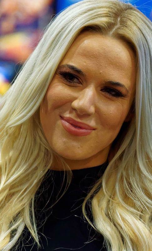 Lana during WrestleMania 32 Axxess in March 2016