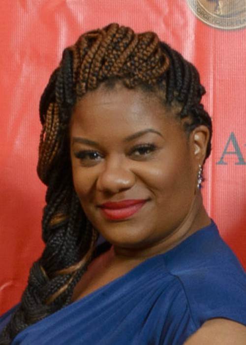 Adrienne C. Moore at the Peabody Awards in May 2014