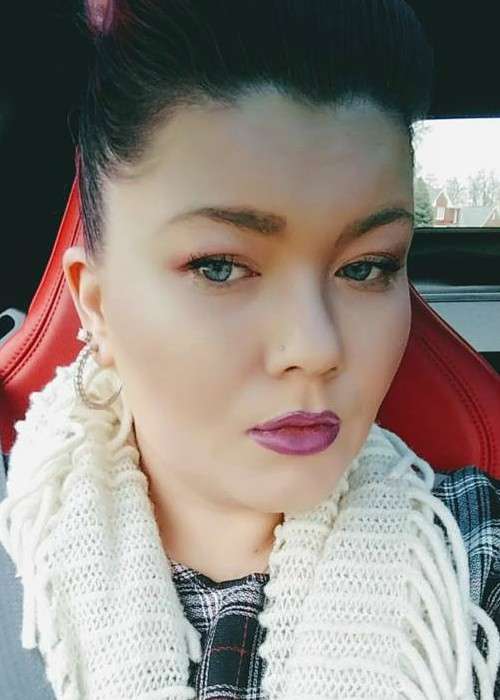 Amber Portwood in an Instagram selfie as seen in January 2017