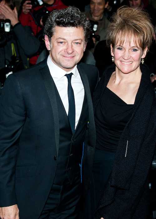 Andy Serkis and Lorraine Ashbourne at Harper's Bazaar Women of the Year Awards 2013