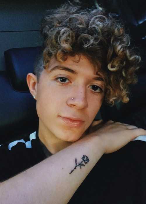 Jack Avery in an Instagram Selfie in September 2017