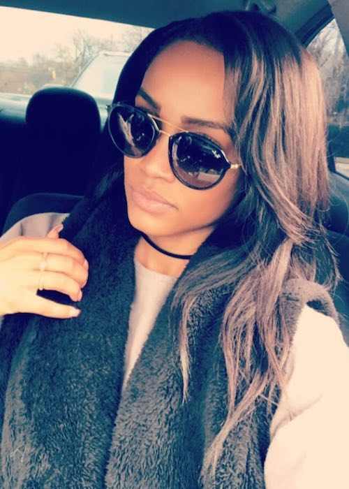 Rachel Lindsay in an Instagram selfie in October 2017