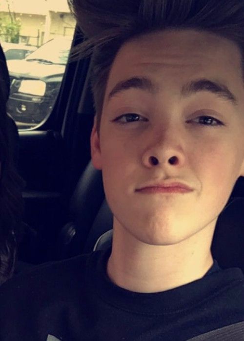 Zach Herron in an Instagram selfie as seen in April 2016