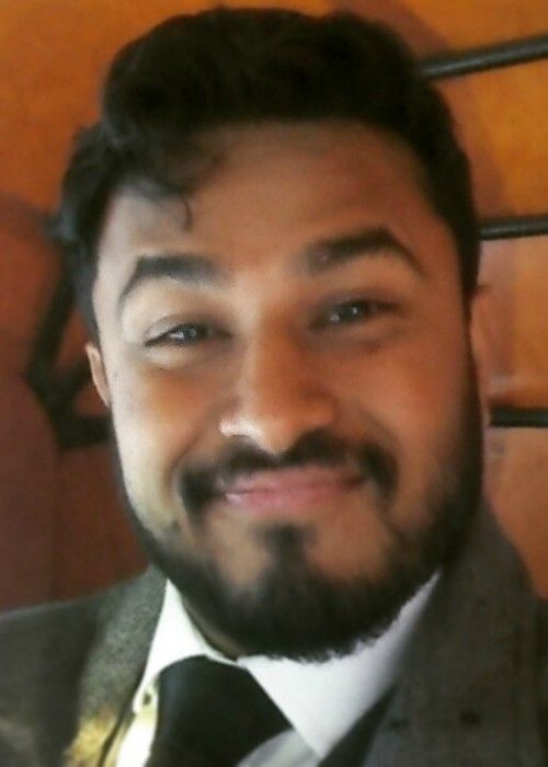 Abish Mathew in an Instagram selfie in December 2014