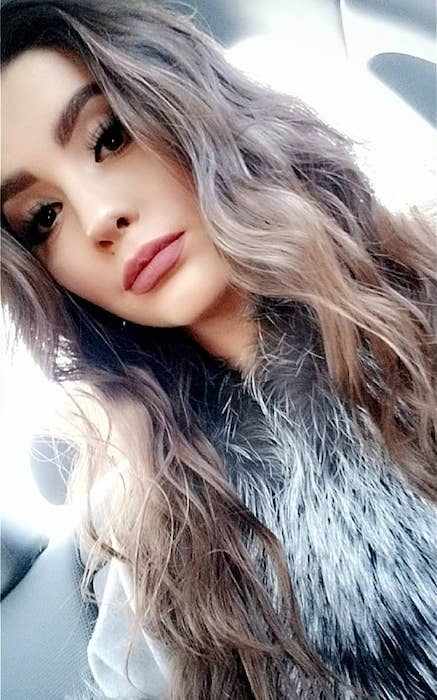 Ana Golja in an Instagram selfie in January 2018