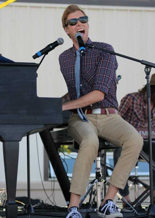 Andrew McMahon Performing with his Band Andrew McMahon in the Wilderness in June 2015