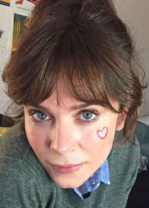 Anna Friel in an Instagram selfie as seen in September 2017