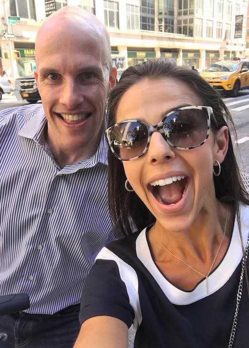 Ariana Berlin and sports journalist Grant Wahl in a selfie in September 2016