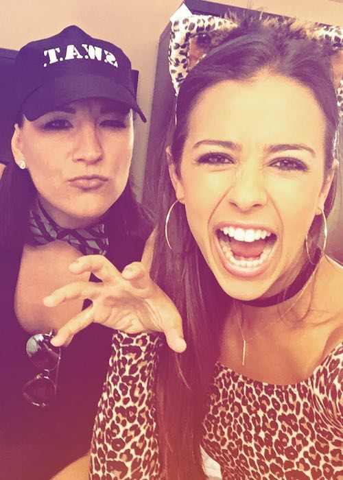 Ariana Berlin in an Instagram selfie in with a friend in October 2016