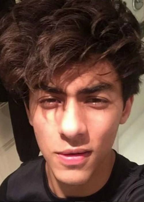 Aryan Khan in an Instagram selfie in May 2017