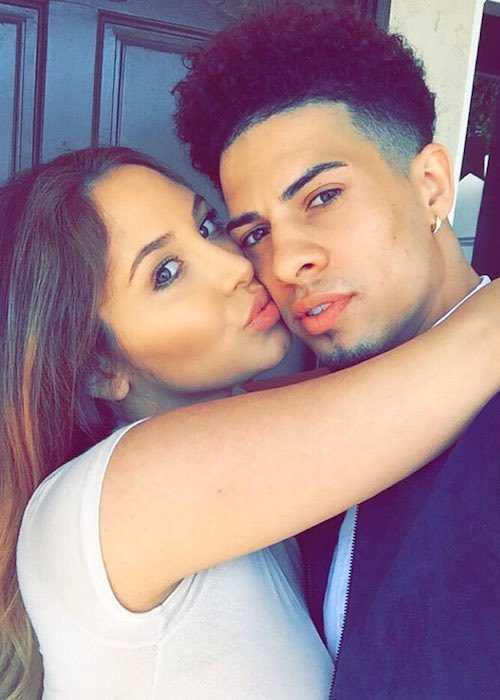 Austin McBroom and Catherine Paiz in a selfie in May 2016