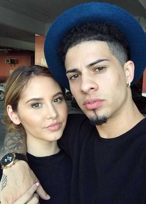 Austin McBroom and Catherine Paiz in a selfie in September 2016