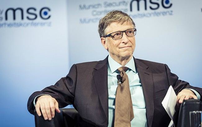 Bill Gates as seen in February 2017