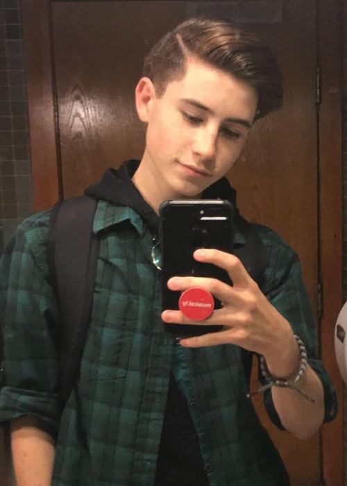 Caden Conrique in an Instagram selfie in November 2017Caden Conrique in an Instagram selfie in November 2017 