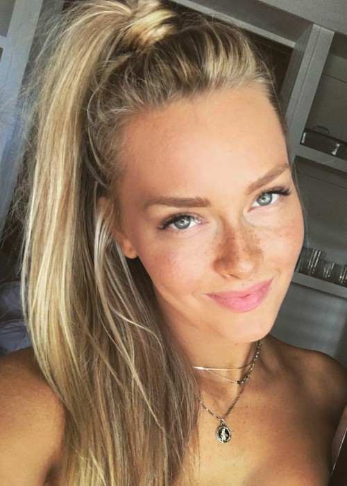 Camille Kostek in an Instagram selfie in November 2017