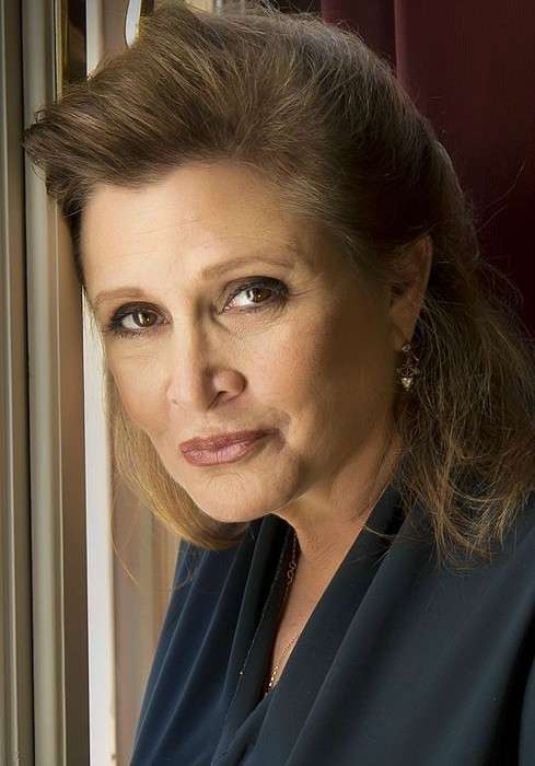 Carrie Fisher zoals gezien in septembe 2013