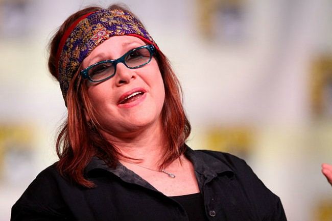 Carrie Fisher at the 2012 San Diego Comic-Con International