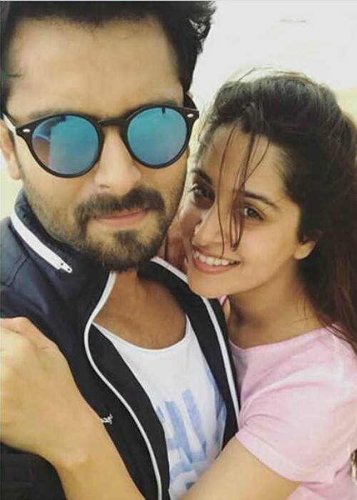 Dipika Kakar and Shoaib Ibrahim in an Instagram selfie in January 2018