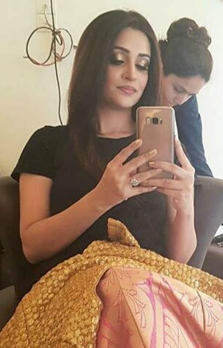 Dipika Kakar in an Instagram selfie in January 2018