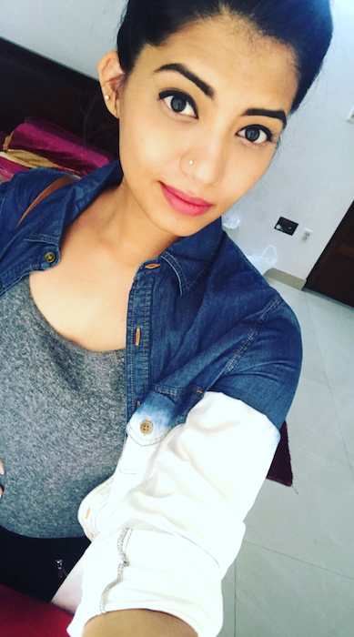 Disha Madan in an Instagram selfie in February 2017