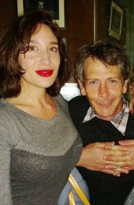 Emma Forrest and Ben Mendelsohn in a selfie in October 2014