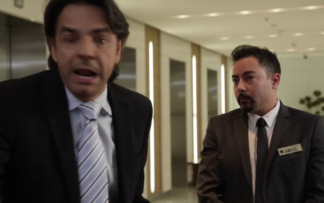 Eugenio Derbez and Jaime Aymerich as seen in March 2016