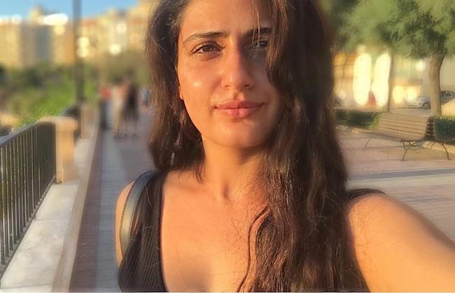 Fatima Sana Shaikh in an Instagram selfie in July 2017