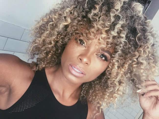 Fleur East in an Instagram selfie as seen in September 2017