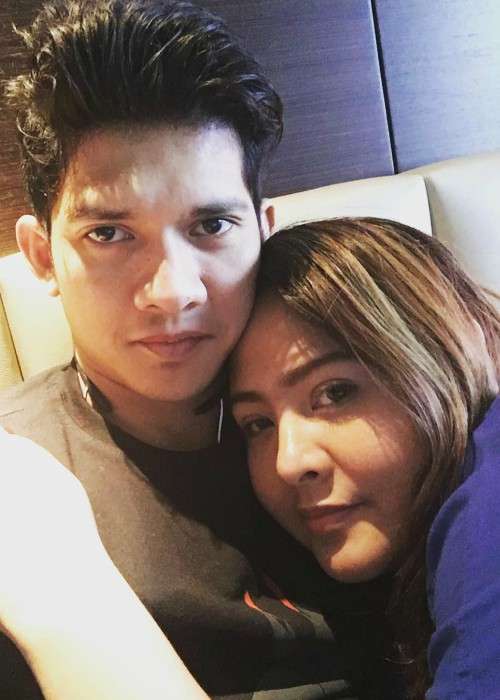 Iko Uwais and Audy Item in an Instagram selfie as seen in April 2017
