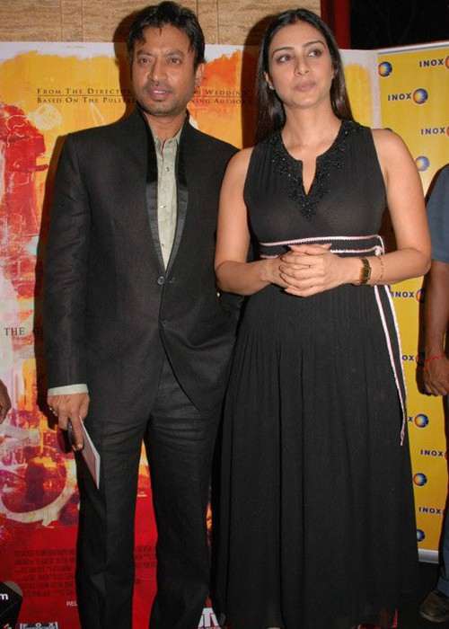 Irrfan Khan and Tabu at the premiere of The Namesake