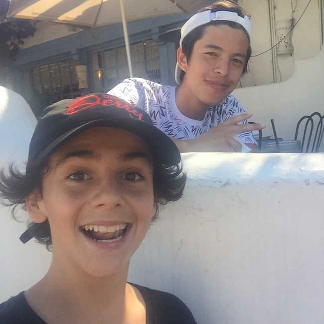 Jack Dylan Grazer in an Instagram selfie in July 2017