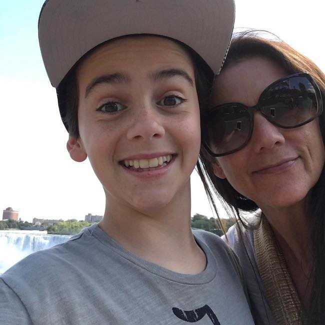 Jack Dylan Grazer with his mom in an Instagram selfie in May 2017