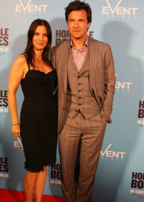 Jason Bateman a Amanda Anka na premiéře Horrible Bosses v srpnu 2011