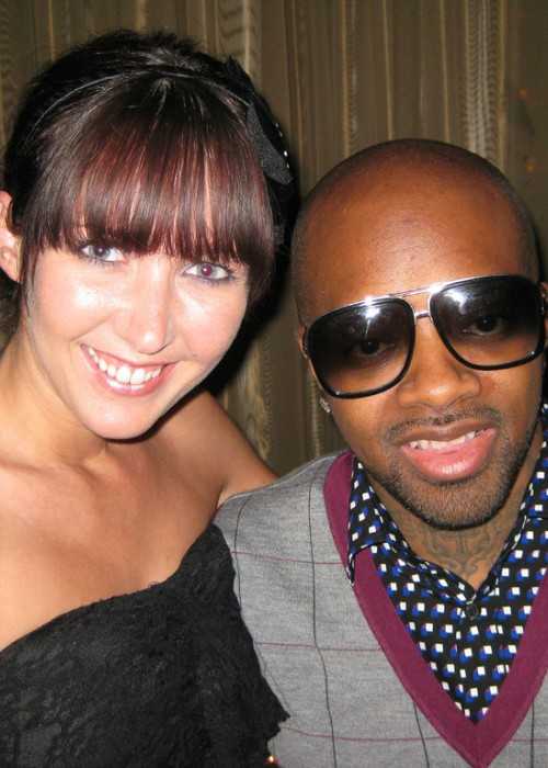 Jermaine Dupri and Sarah Evans as seen in October 2009