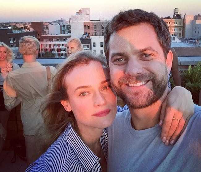 Joshua Jackson and Diane Kruger in an Instagram selfie in August 2015