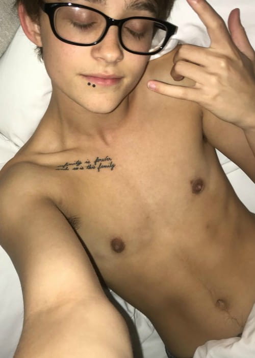 Justin Blake in a selfie in August 2017