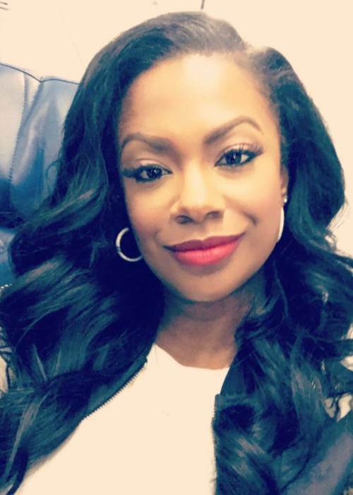 Kandi Burruss in a selfie in May 2017