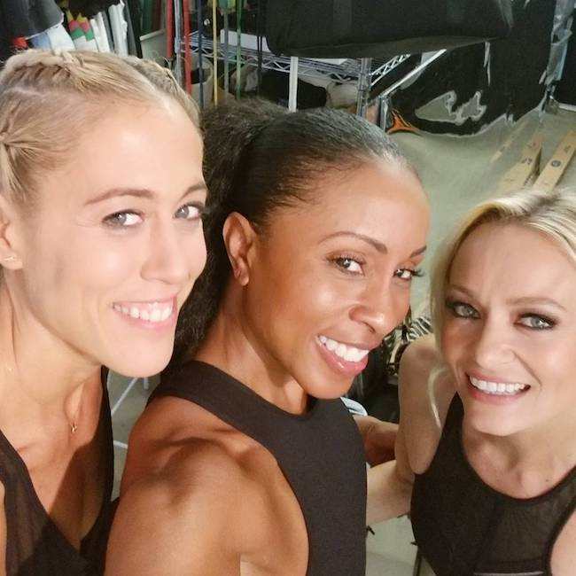 Lacey Stone, Latreal Mitchell, and Simone De La Rue (From Left) in a selfie in November 2017