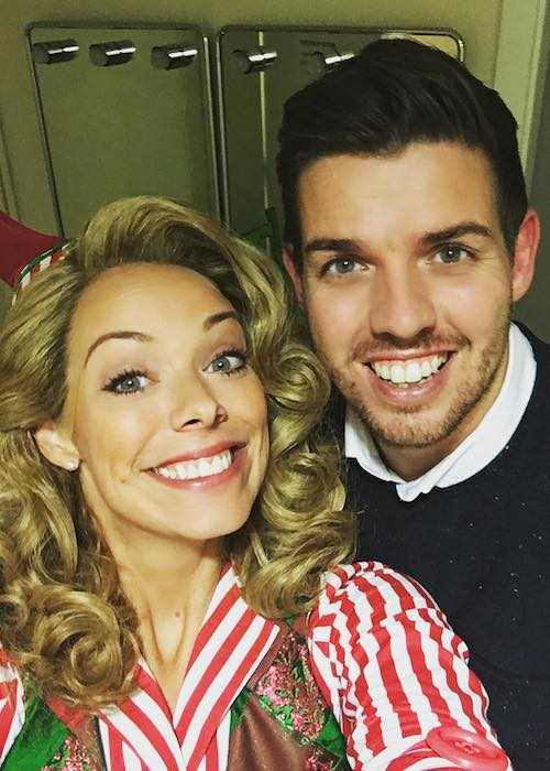 Liz McClarnon and her younger brother Joseph Clarnon November 2017 selfie