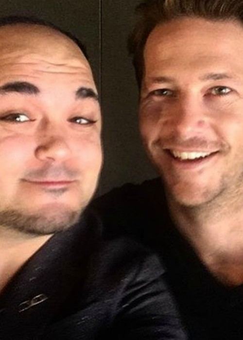 Luke Bracey (Right) in an Instagram selfie in July 2017Luke Bracey (Right) in an Instagram selfie in July 2017