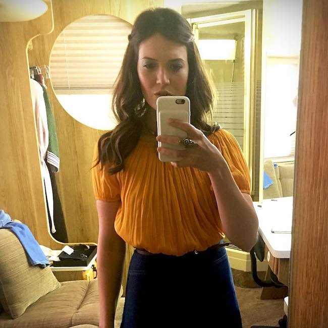 Mandy Moore in an Instagram selfie in July 2017