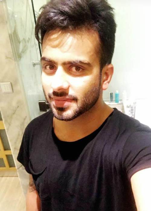 Mankirt Aulakh in an Instagram selfie as seen in January 2018