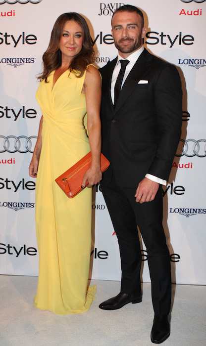 Michelle Bridges and Steve Willis at InStyle and Audi Women of Style Awards in May 2013