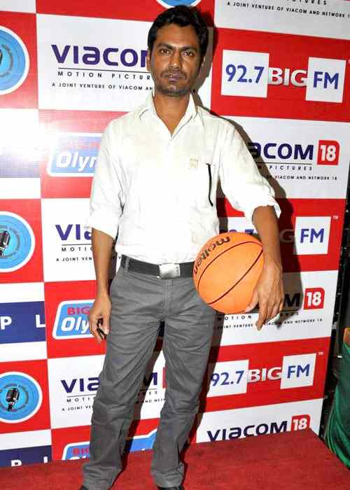 Nawazuddin Siddiqui during the Gangs of Wasseypur 2 promotion in August 2012